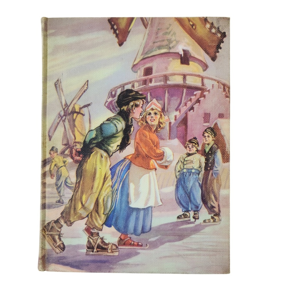 Vintage 1945 Hans Brinker Silver Skates Mary Mapes Dodge Illustrated JR Library
